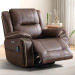 Power Lift Chair with Massage, Heat, USB & Cup Holders