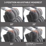 Dual Motor Lift Recliner Chair with Massage and Heat