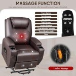 JUMMICO Power Lift Recliner Chair with Massage