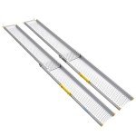 Ruedamann Portable Wheelchair Ramp - 8FT, 600 lbs Capacity