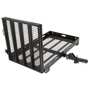 Steel Scooter Wheelchair Carrier with Folding Ramp
