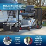 Steel Scooter Wheelchair Carrier with Folding Ramp