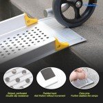 Ruedamann Portable Wheelchair Ramp - 8FT, 600 lbs Capacity