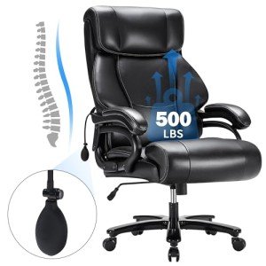 Big and Tall Ergonomic Office Chair for Back Pain