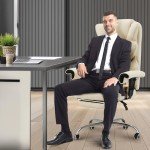 HOMREST Ergonomic Reclining Massage Chair with Footrest