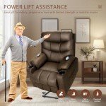 Himimi Power Lift Recliner Chair with Heat & Massage