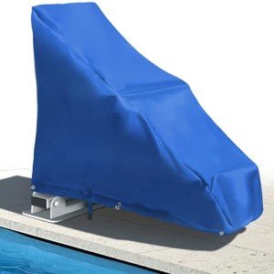 Blue Waterproof Protective Cover for Pool Lift Chairs