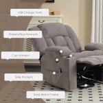 CANMOV Electric Power Lift Recliner Chair with Massage