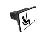 Ski Lift Chair Tow Trailer Hitch Cover Plug