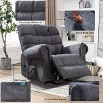 CANMOV Large Power Lift Recliner with Massage & Heat
