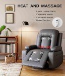 Electric Lift Recliner Chair with Heat & Massage