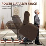 Oversized Dual Motor Power Lift Recliner Chair