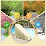 Heavy-Duty Pool Lift Chair Protective Cover