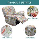 Stretch Power Lift Recliner Cover with Side Pocket