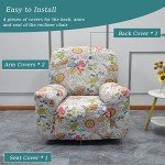 Stretch Power Lift Recliner Cover with Side Pocket
