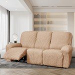 Jumbo Electric Recliner Chair Cover - Oatmeal