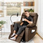 Electric Lift Recliner Chair with Massage & Heat