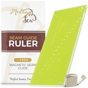 Madam Sew Magnetic Seam Guide and Ruler