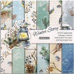Designer Scrapbook Paper Pack - 24 Sheets 12x12