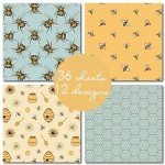 Desecraft Bee and Beehive Decorative Paper Pack