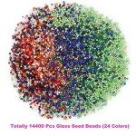 24 Color Glass Seed Beads for Jewelry Making
