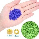 24 Color Glass Seed Beads for Jewelry Making