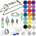Bead Loom Kit with 9700 Seed Beads & Supplies