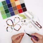 24 Color Glass Seed Beads for Jewelry Making