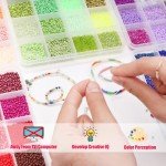 Colorful 2mm Glass Seed Beads for Jewelry Making