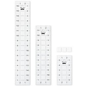 Acrylic Quilting Ruler Set – 3 Sizes