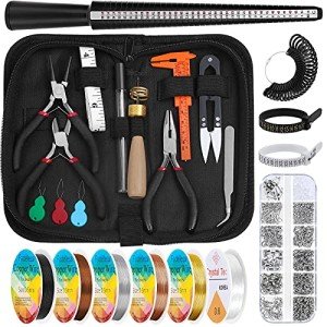 Jewelry Making Kit with Wire and Ring Tools