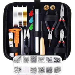 PAXCOO Jewelry Making Kit with Tools and Wires