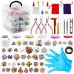 4 Layer Jewelry Making Kit with Charms & Beads
