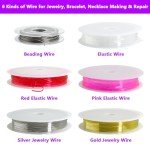 4 Layer Jewelry Making Kit with Charms & Beads