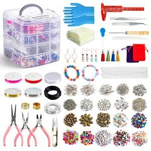Ultimate Jewelry Making Kit with 1960 Pieces