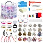 Ultimate Jewelry Making Kit with 1960 Pieces