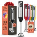 500W Immersion Blender with Turbo Mode