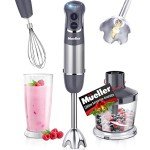 Mueller 4-in-1 Immersion Blender with Turbo Boost