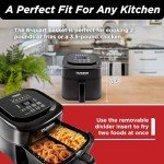 Nuwave Brio 6-Quart Digital Air Fryer Bundle
