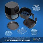 Deco Chef 5.8QT Digital Air Fryer with Accessories