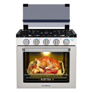 21” Propane RV Stove with 3 Burners