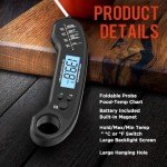 Instant Read Digital Meat Thermometer for Grilling