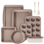 Carote 9-Piece Nonstick Baking Pans Set