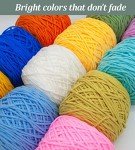 Poly Cotton Tufted Yarn for Rug Making Set