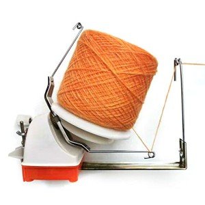 Large Hand-Operated Yarn Ball Winder with Clamp