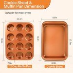 6-Piece Non-Stick Bakeware Set for Home Bakers