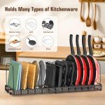 Expandable Cutting Board and Bakeware Organizer Rack