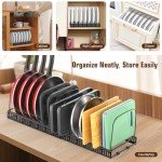 Expandable Cutting Board and Bakeware Organizer Rack