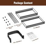 Expandable Cutting Board and Bakeware Organizer Rack