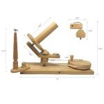 Wooden Yarn Ball Winder for Knitting & Crochet